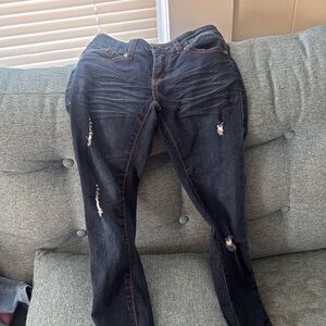 VIP Kids Dark Blue Distressed Jeans